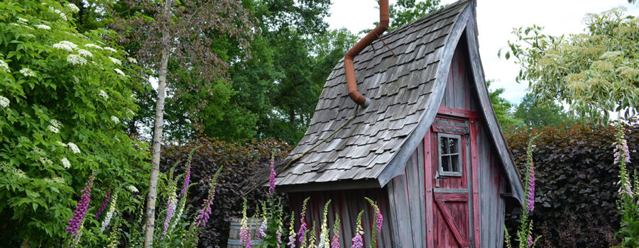 Gartenhaus Buck Umgeben Von Fingerhüten