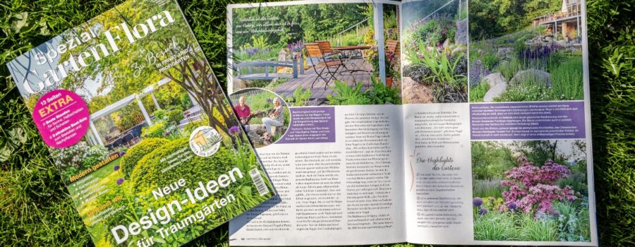 In der aktuellen Spezial-Ausgabe der Zeitschrift GartenFlora wurde eine ausführliche Garten-Reportage über unseren Kundengarten in Preetz veröffentlicht.