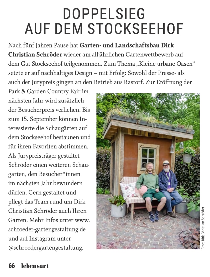 Lebensart-Beitrag vom September 2025