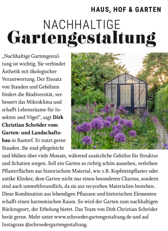 Lebensart-Beitrag Mai 2025